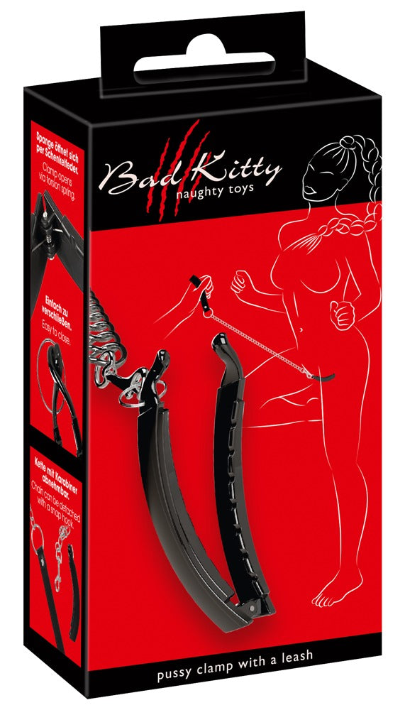 Bad Kitty – Labia Clamp med avtagbar leash