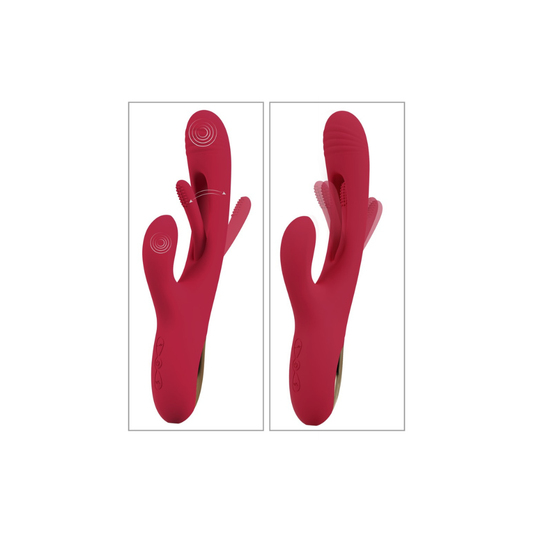 Sweet Smile – Rabbitvibrator med flicking-funksjon & 3 motorer