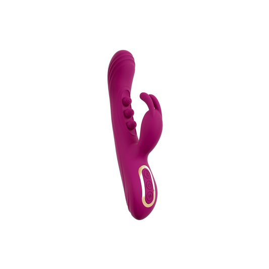 Javida – 2 Function Rabbit Vibrator med knocking-funksjon for G-punkt & squirting
