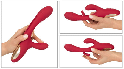 Sweet Smile – Rabbitvibrator med flicking-funksjon & 3 motorer