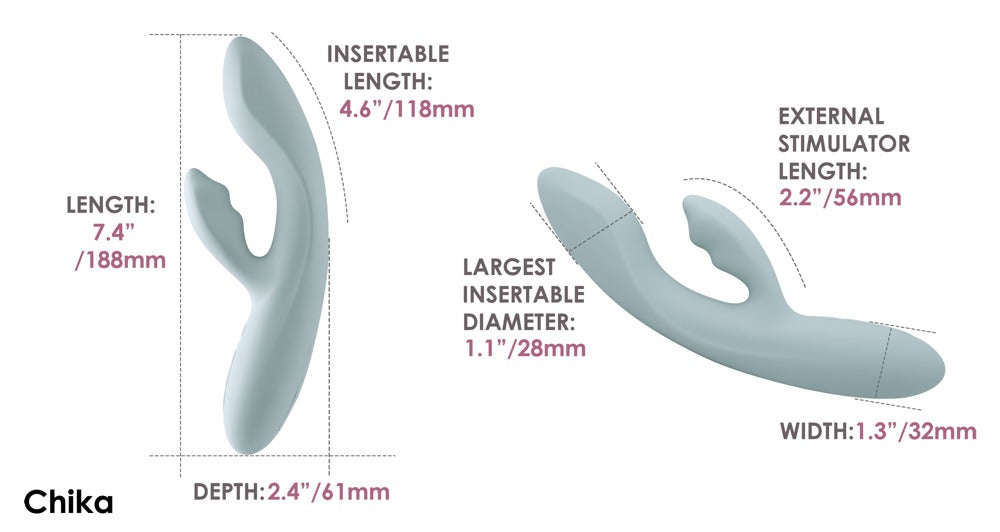 SVAKOM Chika – Rabbitvibrator med varme, appstyring & intelligent modus