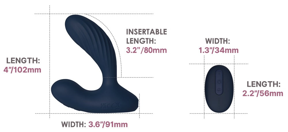 SVAKOM Vick Neo 2 – Prostata­vibrator med varme og APP-styring