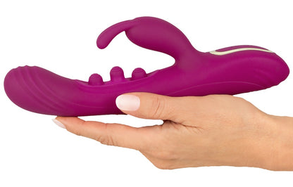 Javida – 2 Function Rabbit Vibrator med knocking-funksjon for G-punkt & squirting