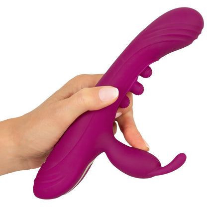Javida – 2 Function Rabbit Vibrator med knocking-funksjon for G-punkt & squirting