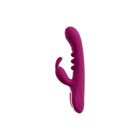 Javida – 2 Function Rabbit Vibrator med knocking-funksjon for G-punkt & squirting