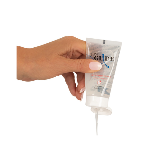 Just Glide – Jordbær glidemiddel (50 ml vannbasert)
